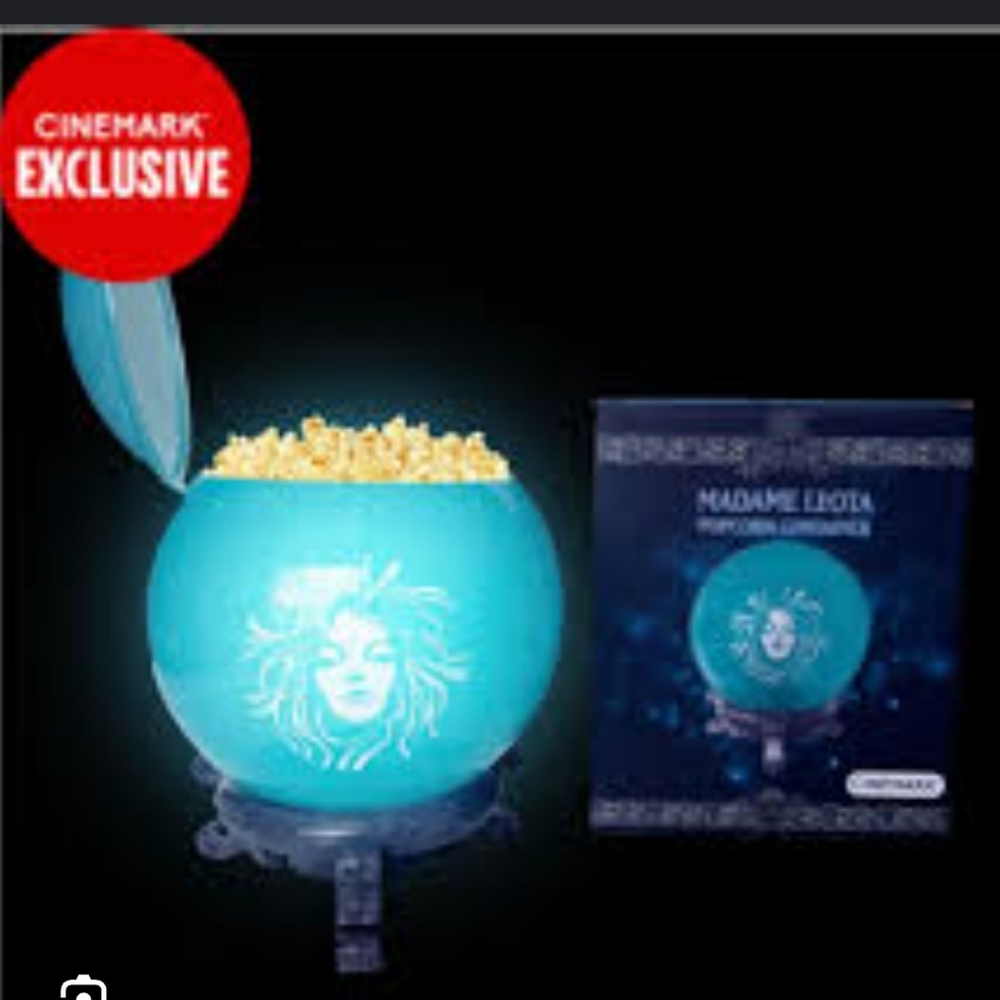 Haunted Mansion Leota Cinemark exclusive Disney Light up Popcorn bucket NIB